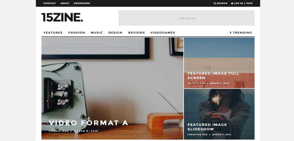 Home page