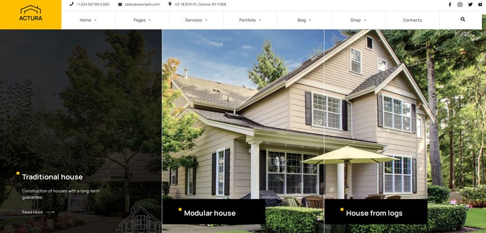 Home page