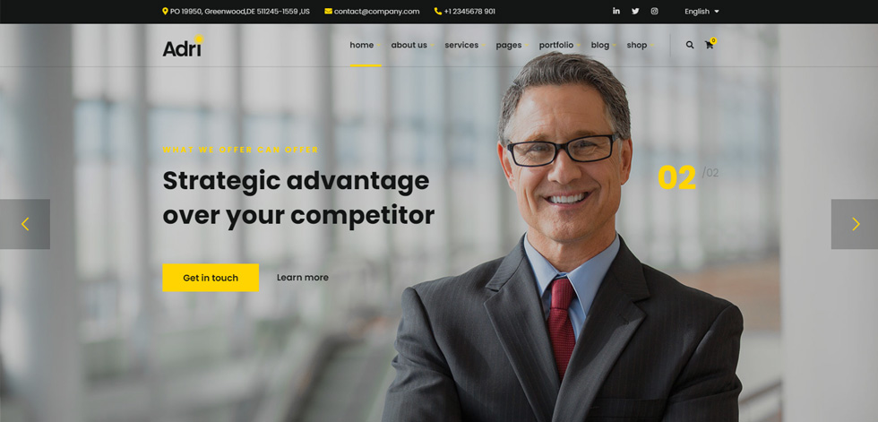 Home page