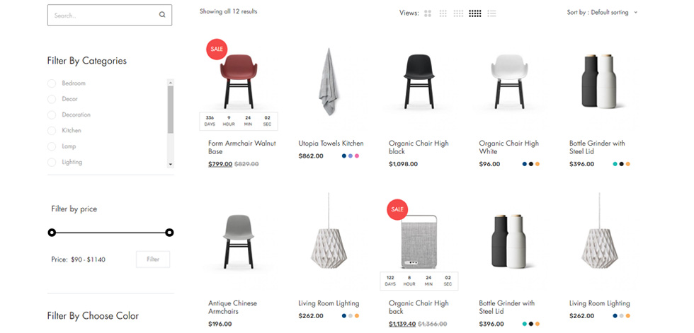 Category page