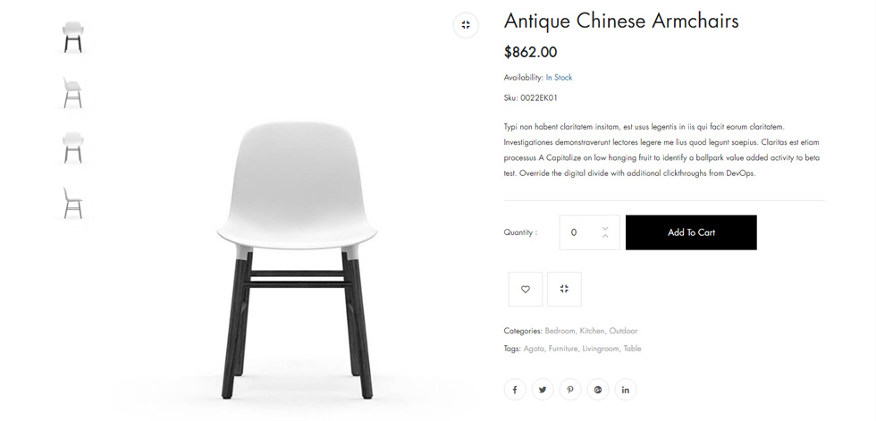 Product page