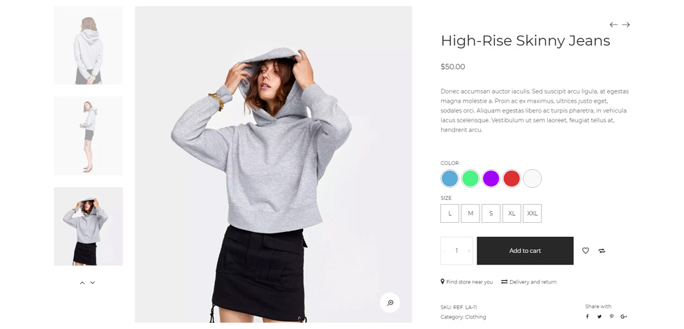 Product page
