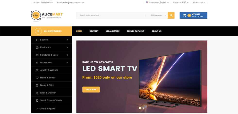 Home page