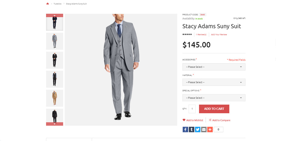 Product page