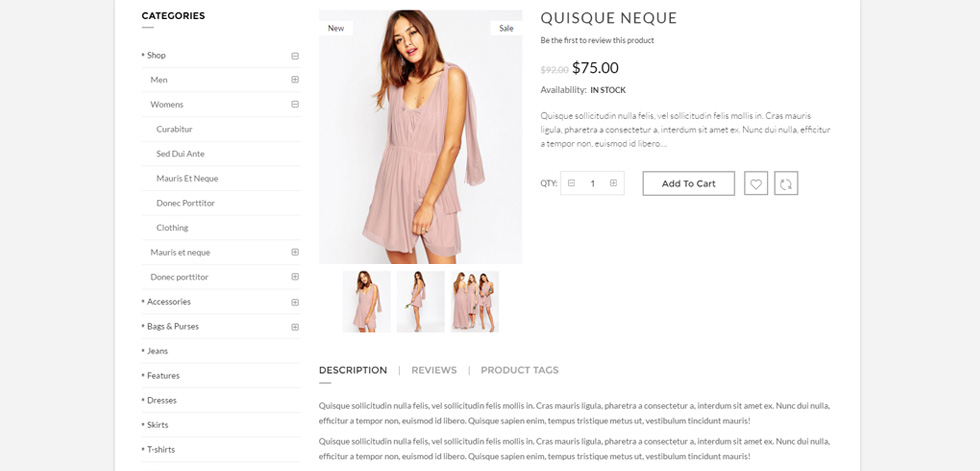 Product page