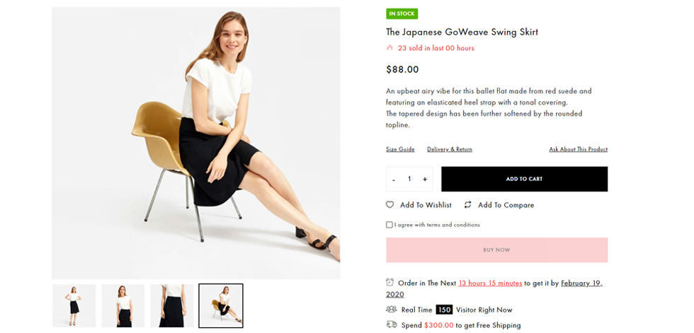 Product page