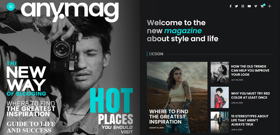 Home page