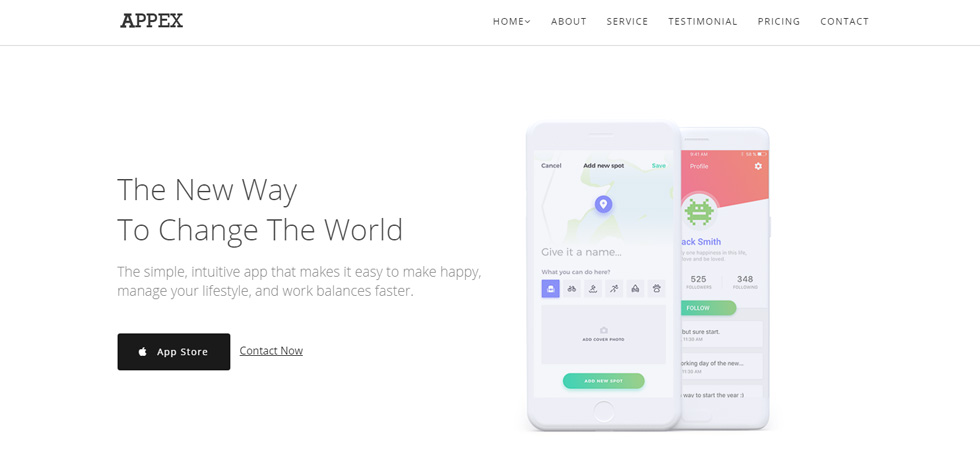Home page