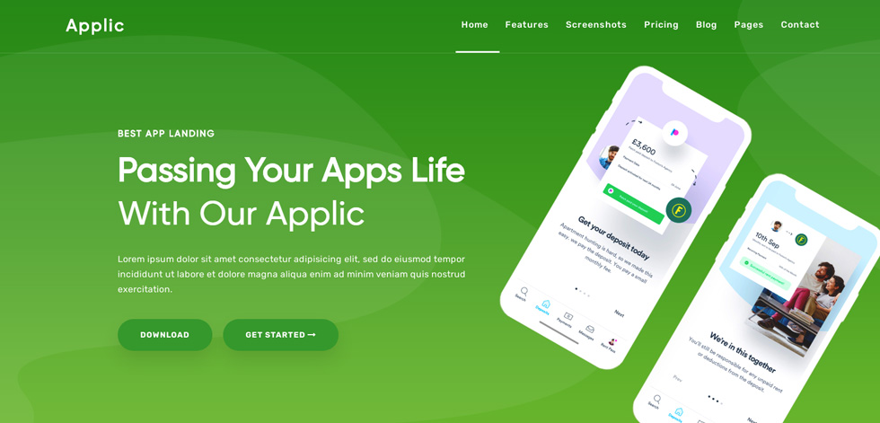 Home page