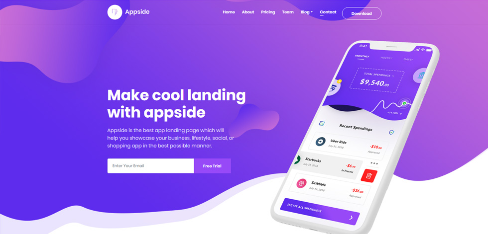 Home page