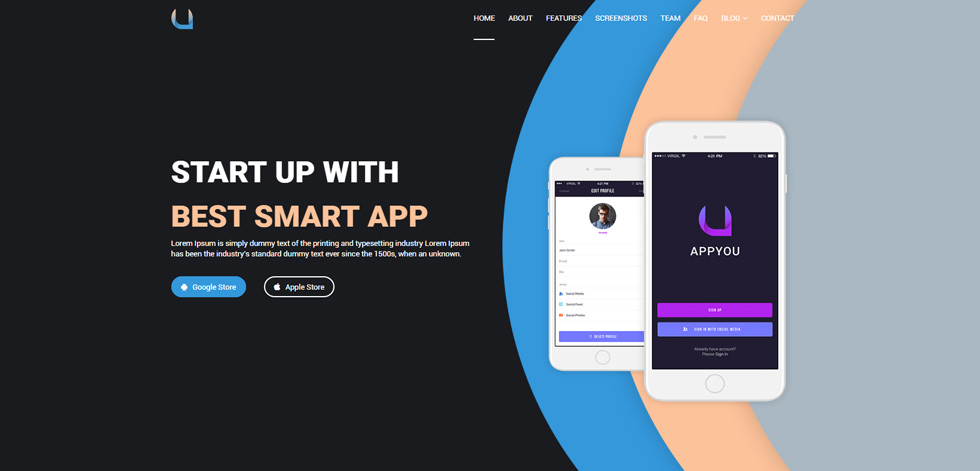 Home page
