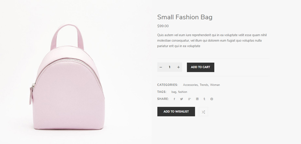 Product page