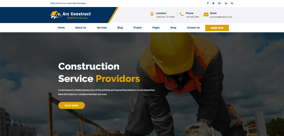 Home page