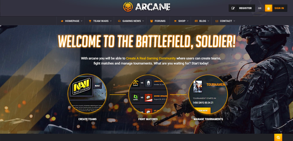 Home page