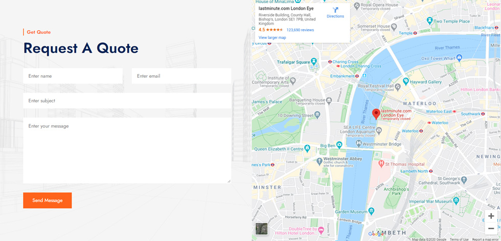 Contact page
