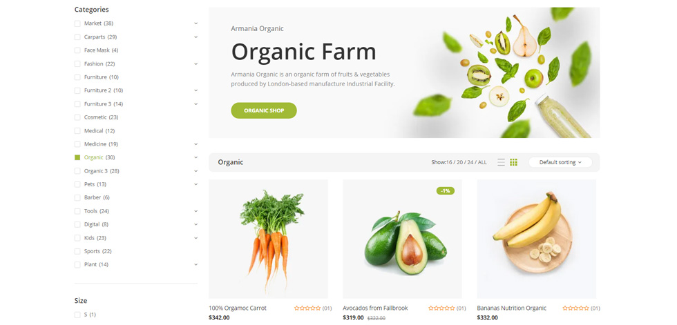 Category page