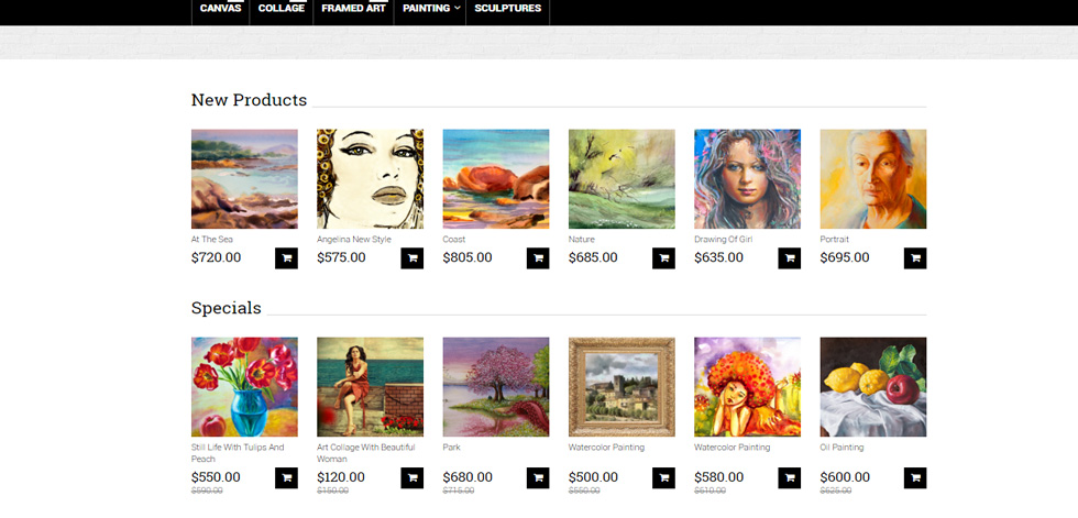Category page