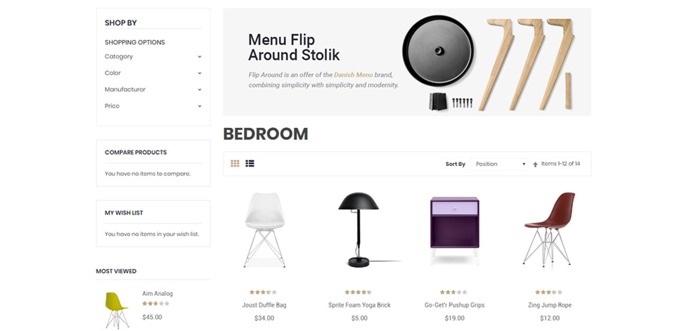 Category page