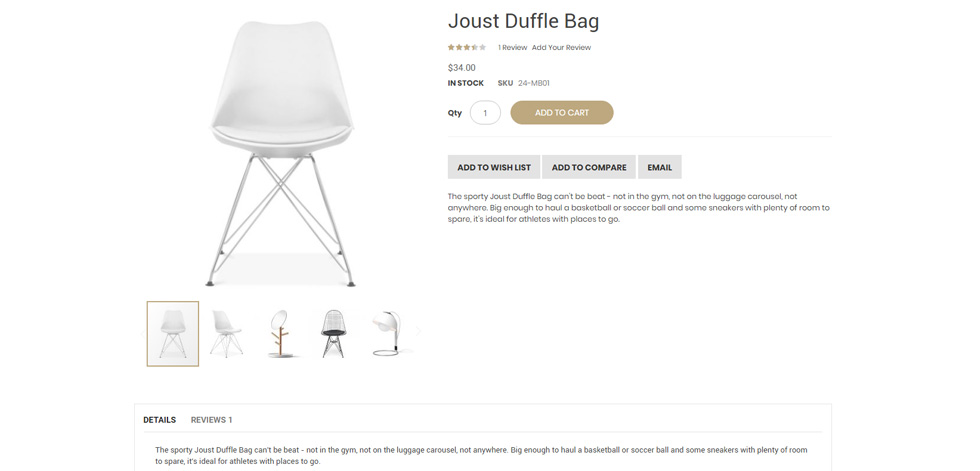 Product page