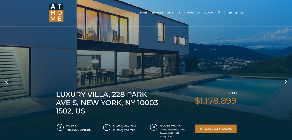 Home page