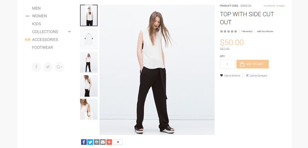 Product page