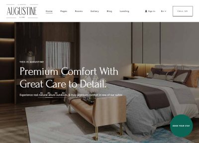 30+ Best Hotel WordPress Themes 2021