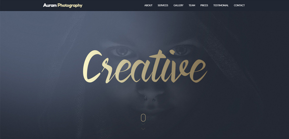 Welcome screen