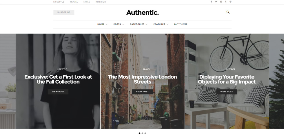 Home page