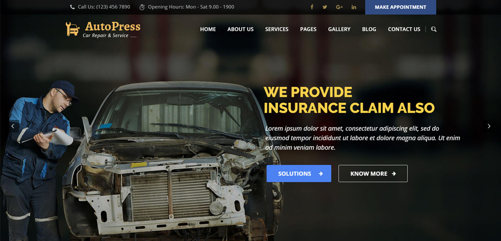Home page