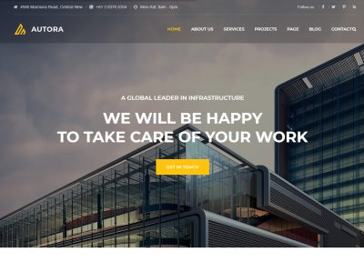 Best Responsive Handyman Website Templates 2018