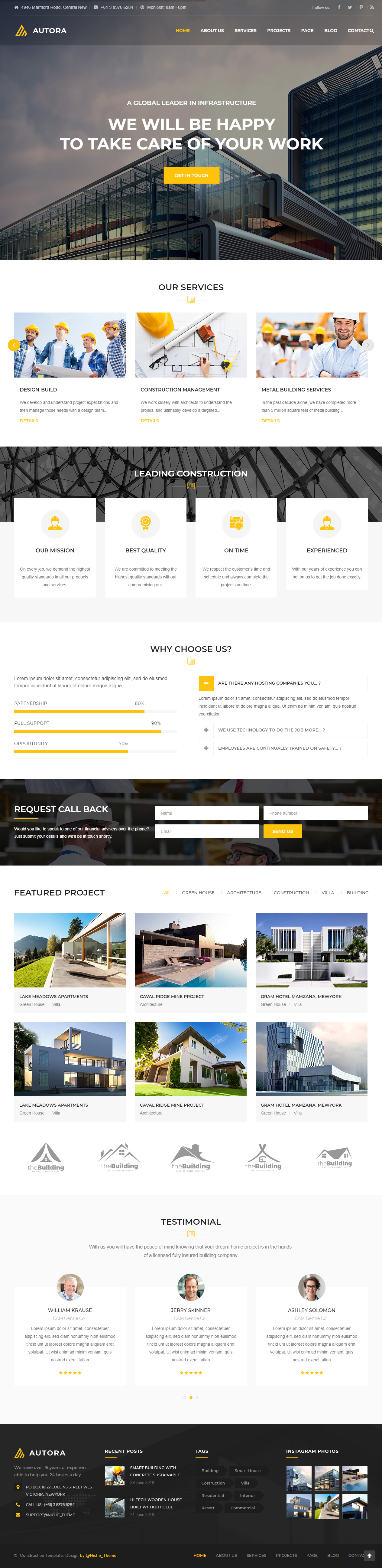 Autora Flat Design Templates