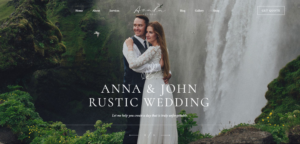 Home page