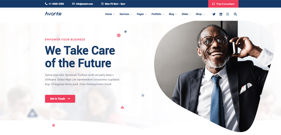 Home page