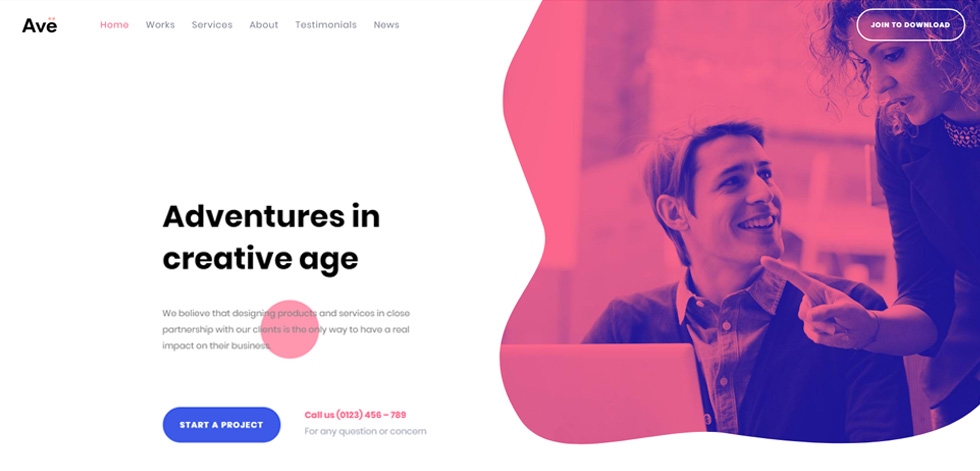 Home page