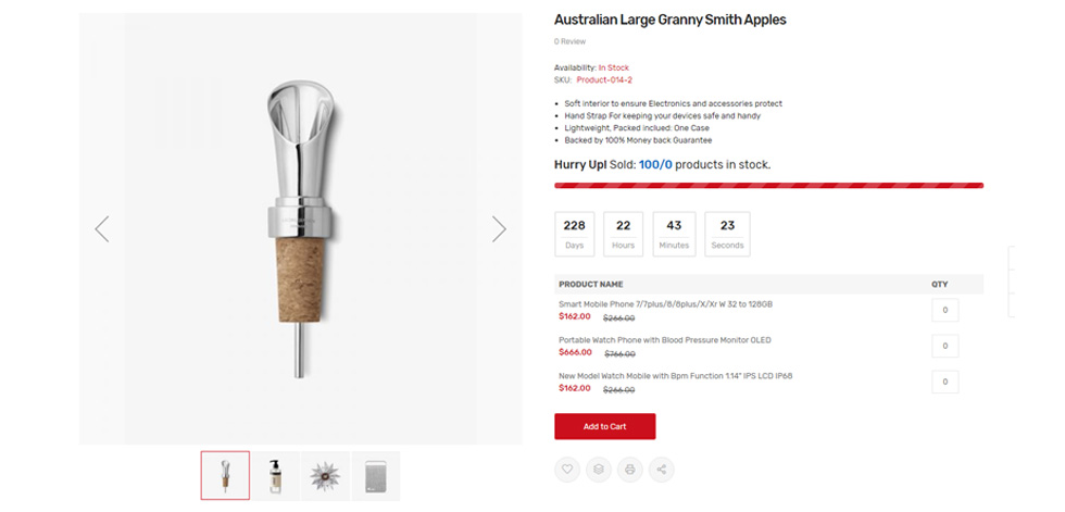 Product page