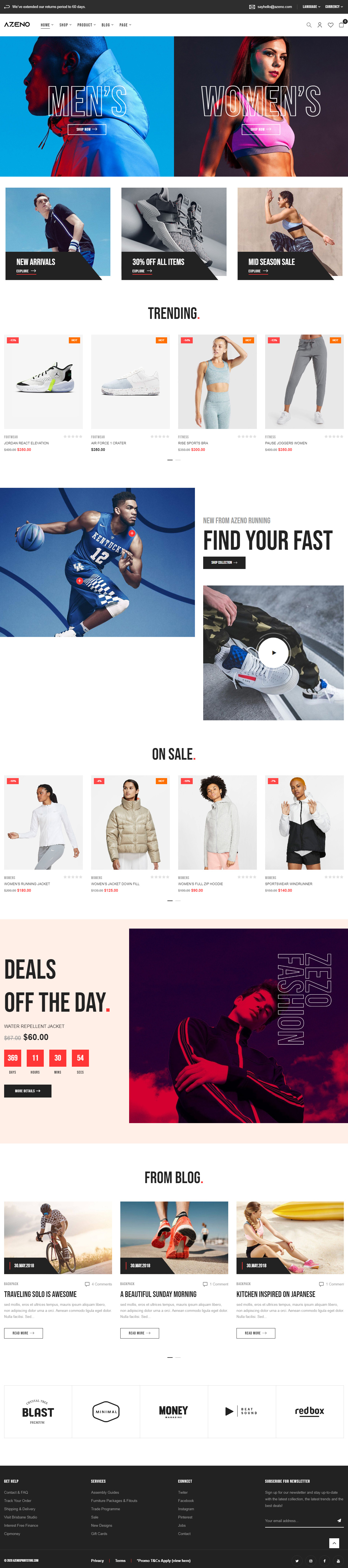 Azeno Woocommerce Themes