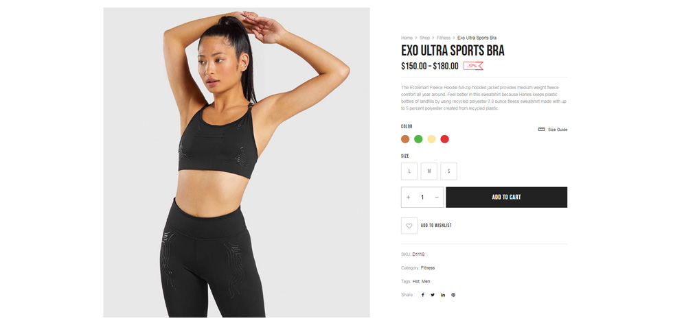 Product page
