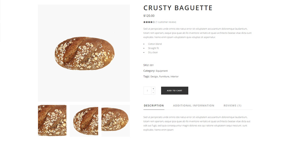 Product page