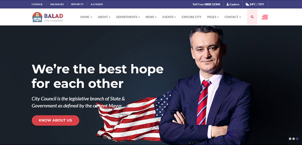 Home page