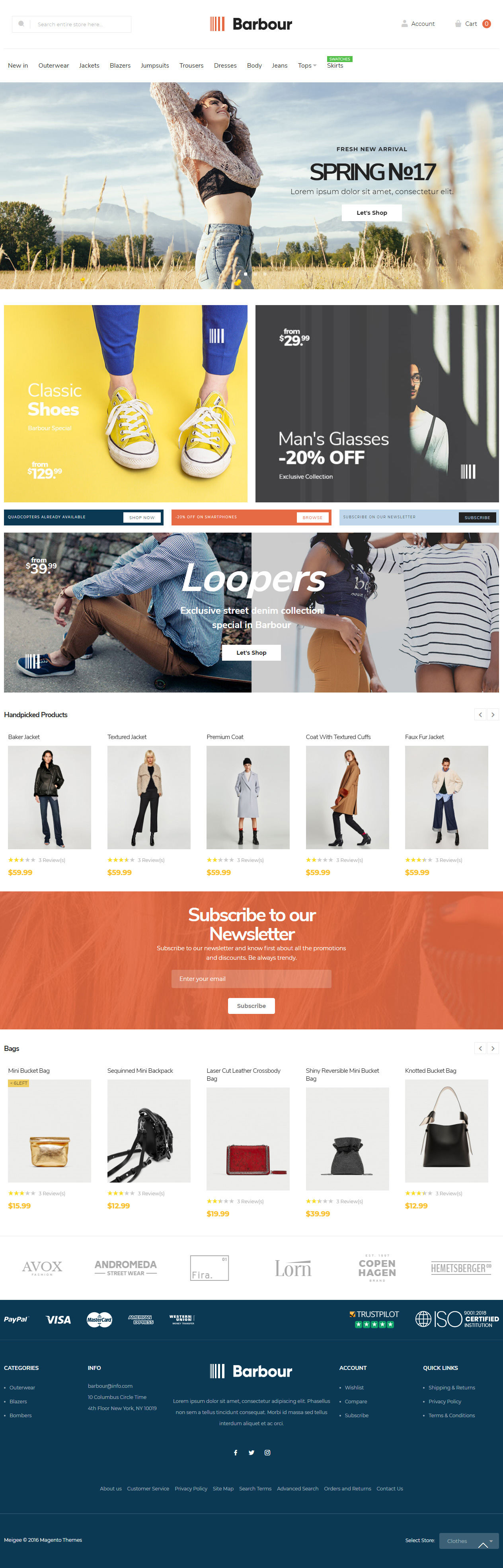 Barbour Magento Fashion Themes