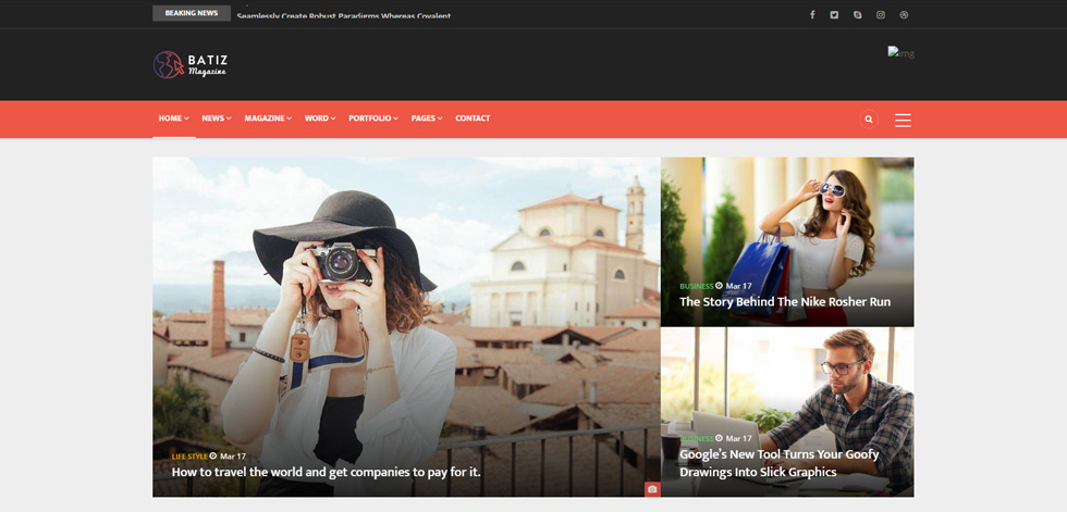 Home page