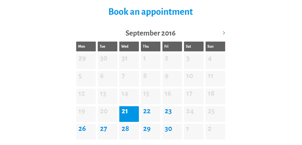 Appointment