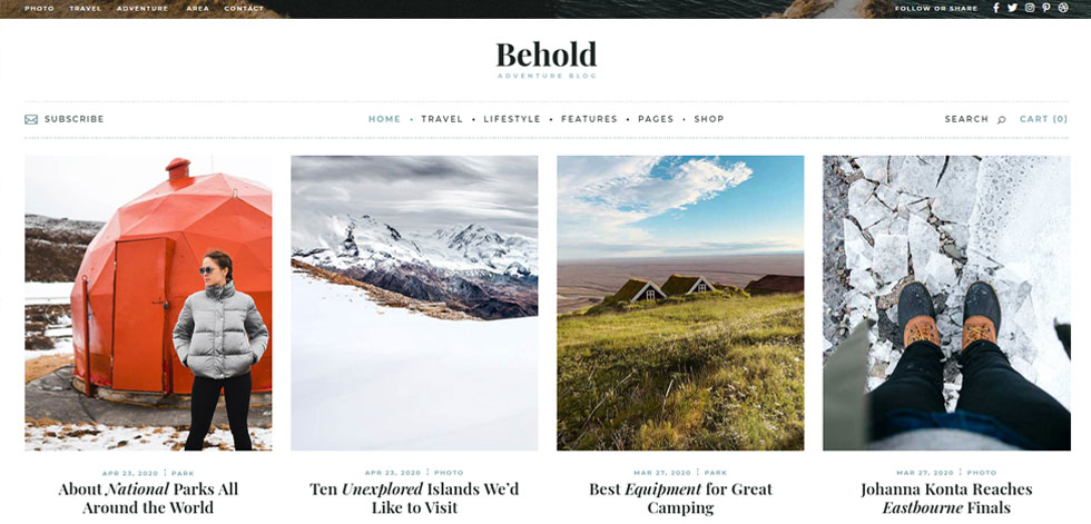 Home page
