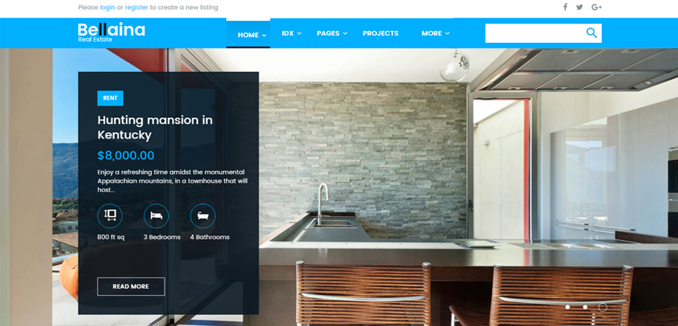 Home page
