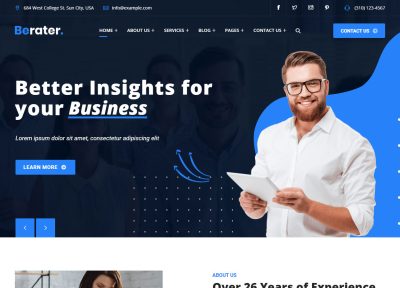 35+ Best Responsive Corporate WordPress Themes 2022