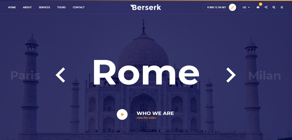 Home page