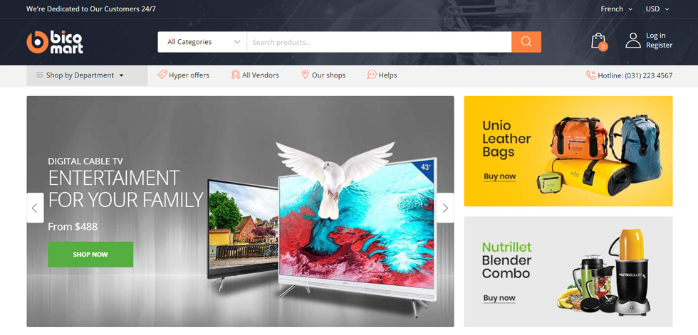 Home page