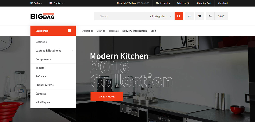Home page