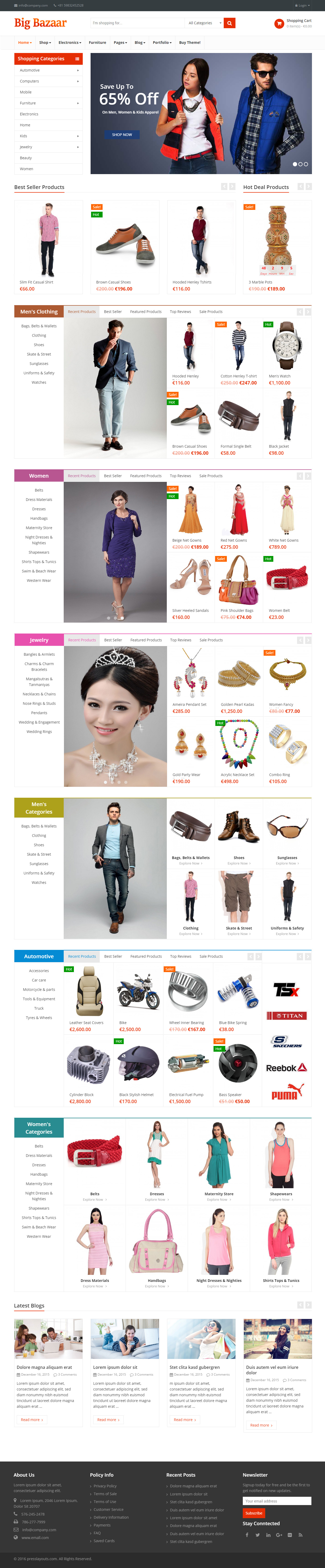 BigBazaar WordPress Theme like Amazon