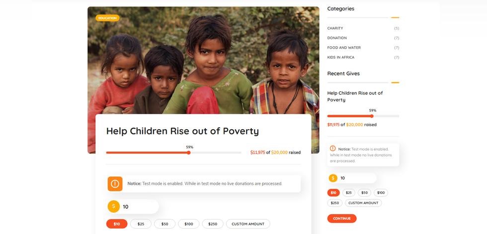 Donation single